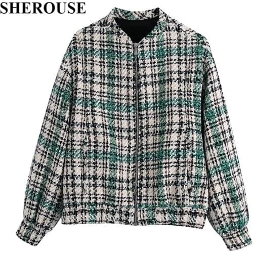 Женские куртки-бомберы Sherouse China At AliExpress