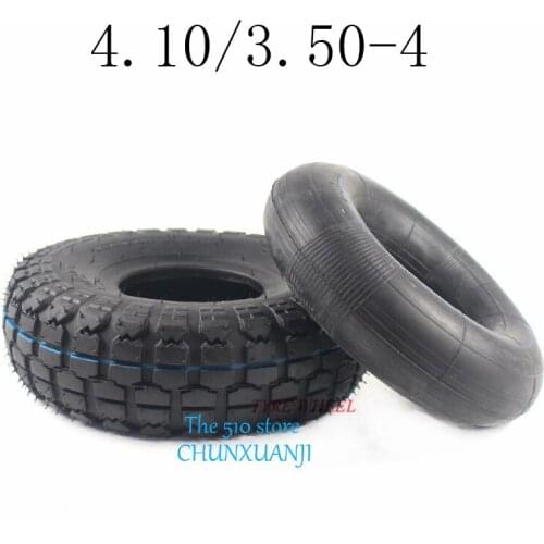 Superior quality 4.10/3.50-4 Tire Scooter tyre Mini ATV wheel tyre 3.50-4 Inner Tube fit for Wanda Wheel Tires Trolley