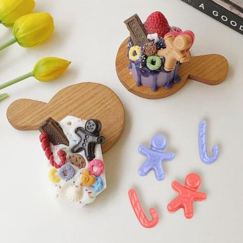 DIY Scented Candle Silicone Mold Christmas Snowman Candy Bar Decoration Baking Cake Fondant Pastry Chocolate Mold