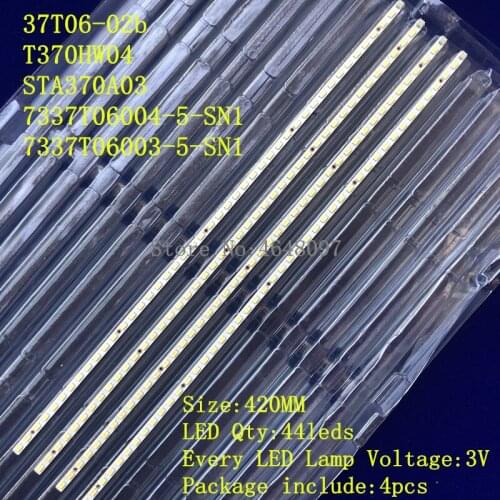 420mm LED backlight strip 44 lamp for TCL 37"TV L37P11FBDE 37T06-02b 7337T06004-5-SN1 T370HW04 7337T06003-5-SN1 LED37830FX