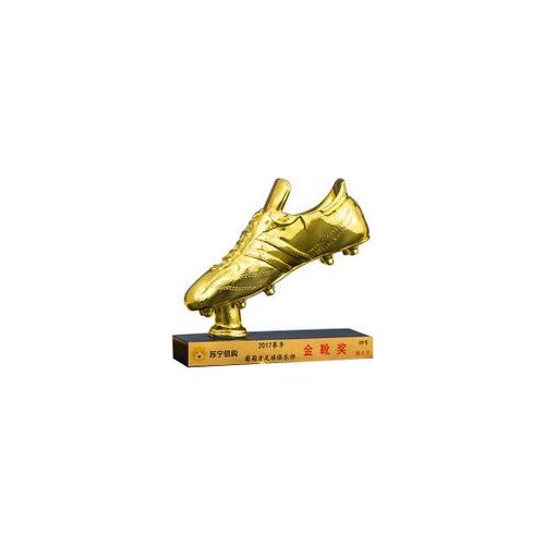 Home furnishing cup trophy gifts resin golden shoe award model football trophy customized fan souvenirs wholesale factory outle