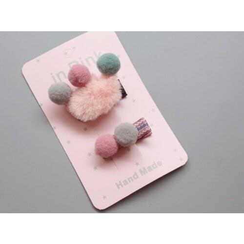 Dog Grooming New Pet Accessories Crown Plush Ball Cute Dog Little Princess Full Hair Accessories Set Hair Clips 20/lot