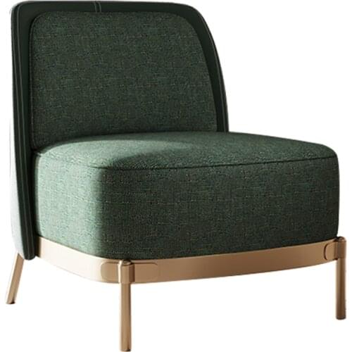 YL Nordic Living Room Negotiation Reception Fabric Leather Leisure Chair Business Reception Couch