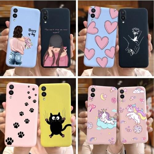For Samsung Galaxy A02 Case Printing Silicone Soft TPU Cute Girl Phone Cover For Samsung A02 6.5'' A 02 Back Shells Cases 2021