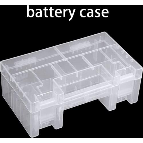 Mayitr 1pc Portable Battery Storage Box 15cm Hard Plastic Battery Healthy Case Holder Organiser For AA/AAA Battery