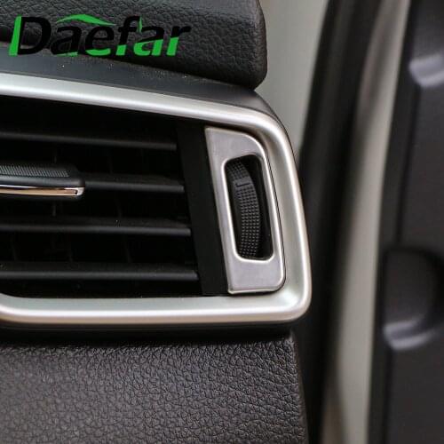 Daefar Air Conditioning Vent Adjustment Cover Trim Sticker For Nissan X-Trial Xtrail X Trail T32 2013+ Qashqai J11 2014