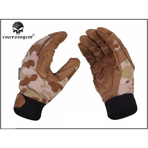 Emerson Tactical Full Finger Lightweight Camouflage Glove Multicam Arid BD8725