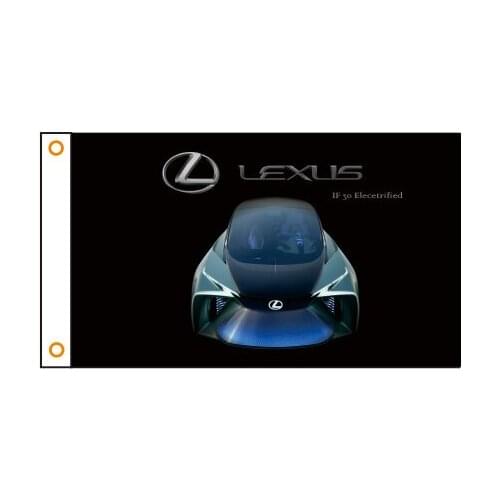 Car flag custom flag car lexus banner 3x5ft 100% Polyester 01