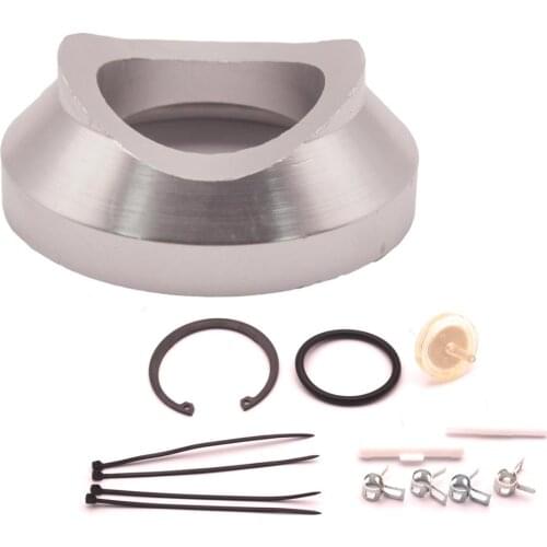 Turbo BOV Flange Adapter + Filter + Clamp For HKS SSQV SQV Adaptor Blow Off Valv