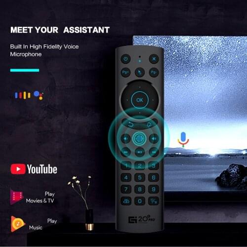 G20BTS PLUS Smart Voice Remote Control Wireless Smart Voice Bluetooth-Compatible 2.4G RF Wireless for Android TV Box