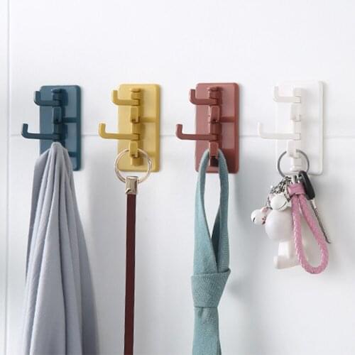 Creative Organ Self-adhesive Hook Storage Rack Wall Hanging Shelf Waterproof Mount Kitchen Storage Bathroom Gadgets