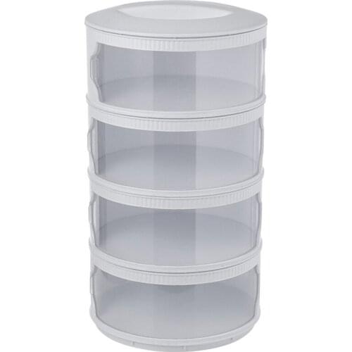 Stackable Food Dome Multi-Layer Transparent Insulation Cover Dustproof for Refrigerator Kitchen Accessories