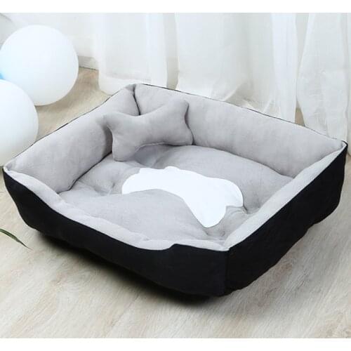 Cute Animals Super Soft Sofa Dog Beds Waterproof Bottom Soft Fleece Warm Bed For Dog Plus Size Soft Pet Bed Cat Bed Winter