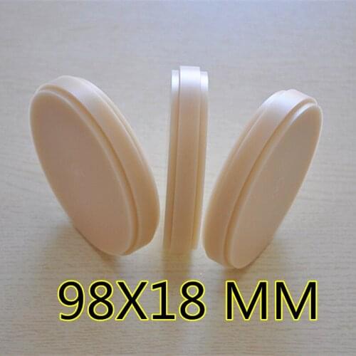 Wholesalers 50 Pieces OD98*18 MM Dental Material PMMA Blocks Wieland CADCAM Milling System Dental PMMA Disc A1/A2/A3/Transparent