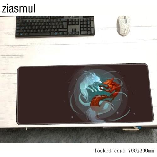 Fox padmouse Popular accessory 900x400x2mm mouse pad gaming enterprise cheapest rubber mats keyboard mouse mat gamer
