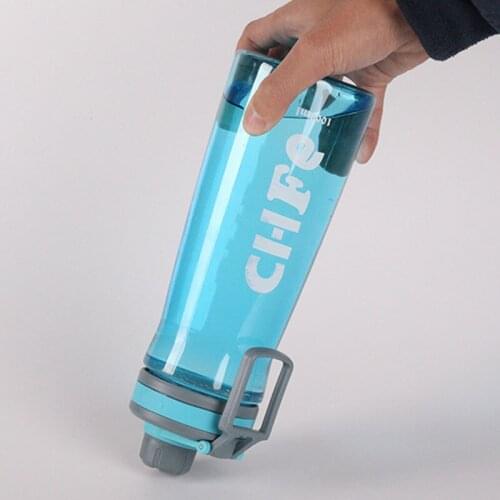 Water Bottles 800ml 1000ml Big Capacity Drinking Water Portable Plastic Protein Shaker My Sport Drink Bottle Tritan Bpa Free