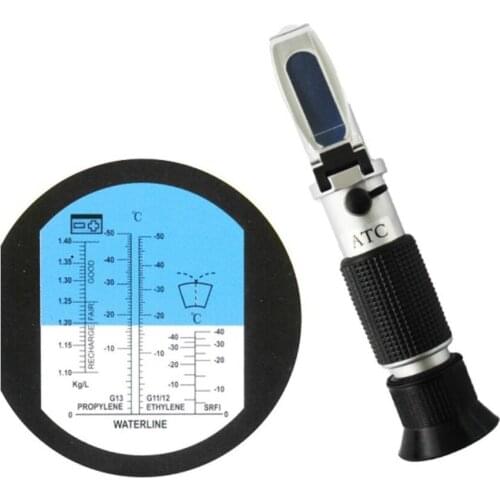Portable Antifreeze Battery Ethylene Propylene Glycol Refractometer RHA-503ATC