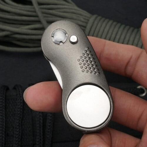 Portable Golf Divot Repair Tool Pitch Cleaner 1 Pcs Aluminum Alloy Outdoor Golf Pitchfork with Golf Marker Drop Ship