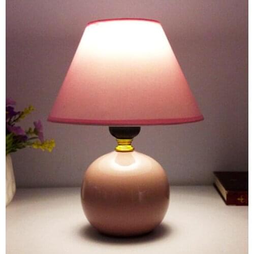 Wedding dimmable lighting Bedroom bedside table lamp ceramic lamp simple childrens creative fashion garden FG742