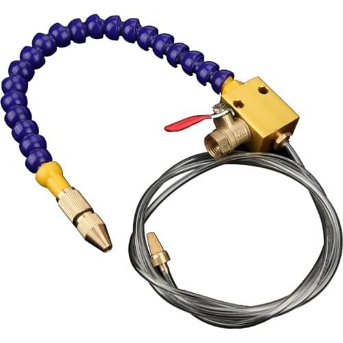 Adjustable Air Flow Spray Mist Coolant Lubrication System CNC Lathe Milling Drill Engraving Machine Cooling Sprayer 8mm Nozzle