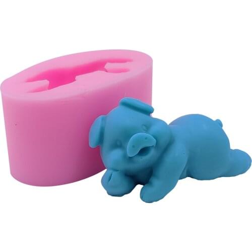 Monqui Pig Silicone Soap Molds Candle Molds Art Craft Molds Resin Molds