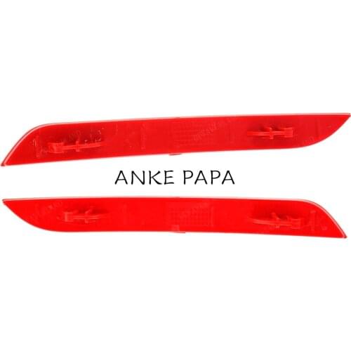 Rear Bumper Reflector Light Trim Left Right Side Plastic Red 63147382233 63147382234 For BMW F30 F32 F36 320I 2012-2015