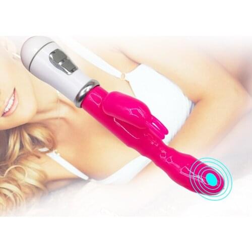 Wand Waterproof Dildo Vibrator Sex Toy Double Rod Masturbation Rabbit Vibrator Utensils Adult Sex Product Vibrator for Women