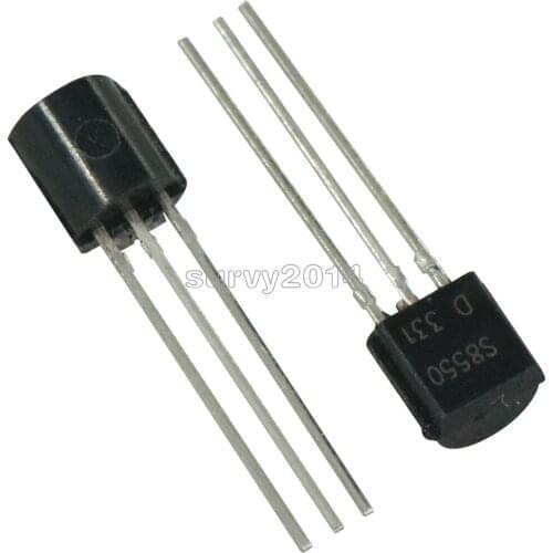 100PCS NEW TO-92 S8550 S8550D TO92 TRANSISTOR PNP 25V 1.5A
