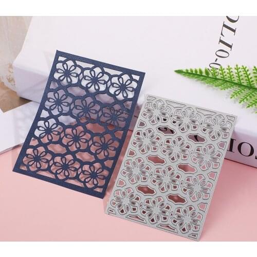 Flower Cutting Dies Cut Die Mold Troqueles Scrapbooking Frame Template Stencils Embossing Card Album Decorative Paper Crafts