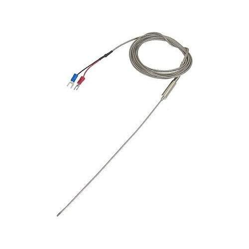 Liquid Measuring 200mm x 1.5mm K Type Earth Thermocouple Probe 2 Meters