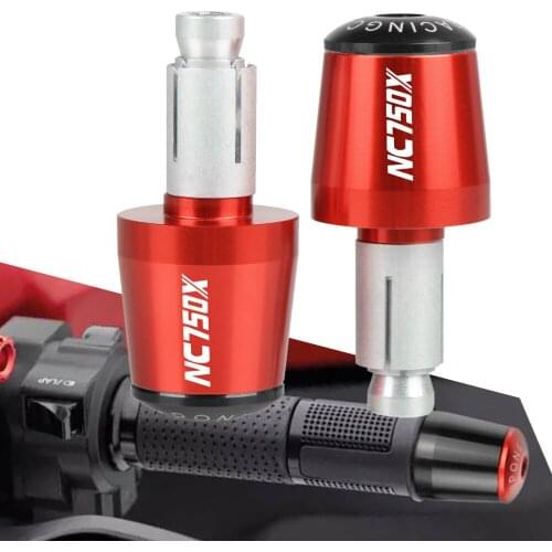 FOR HONDA NC750X 2014 2015 2016 2017 2018 2019 Motorcycle Handlebar Bar End Cap Handle End Plugs Billet CNC Aluminum 7/8'' 22MM