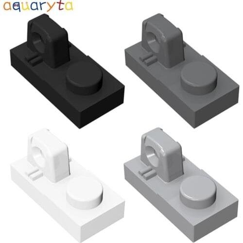 Aquaryta 40pcs Technology Building Blocks Parts Hinge Plate 1 x 2 Locking with 1 Finger Compatible with 30383 Education DIY Toys