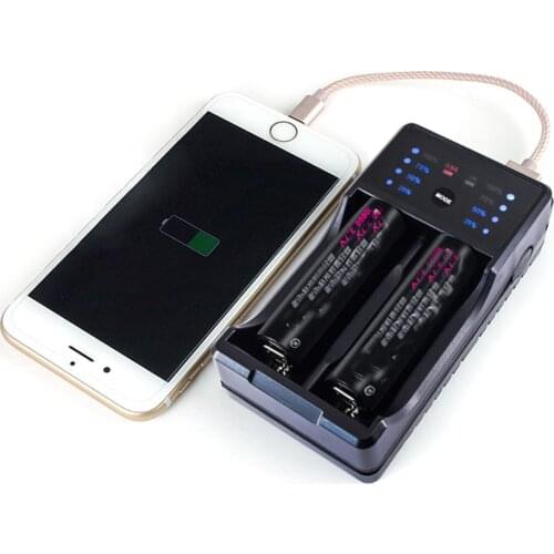 NC572 2 Slot AA AAA Ni-Mh Ni-Cd Rechargeable Battery Charger Power Bank module