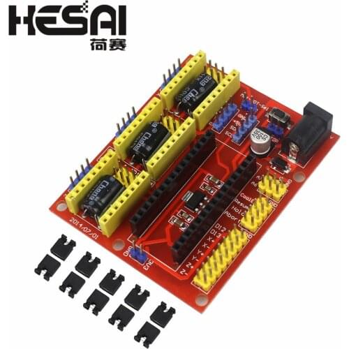 New CNC Shield V4 Engraving Machine / 3D Printer / A4988 Driver Expansion Board for arduino Diy Kit