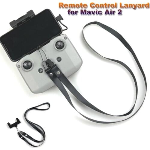 Remote Control Lanyard for Mavic Air 2 Neck Lanyard Strap with 3D Printed Fixed Clip for DJI Mavic Air 2 Accessories