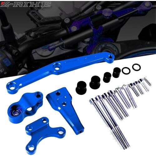 With LOGO CB650R For Honda CB650R CB 650R 2018 2019-2021 Motorcycle Steering Stabilize Damper Bracket Mount CNC Motorbike cb650r