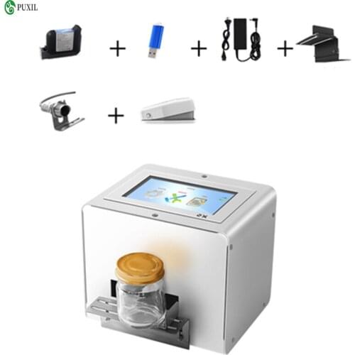 X2 Static Intelligent Automatic Inkjet Printer Color Touch Screen 600DPI Intelligent USB QR Code Inkjet Label Printer