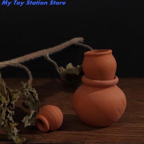 1:12 Dollhouse Miniatures Decora Vase Mini Terracotta Flowers Pot DIY Dollhouse