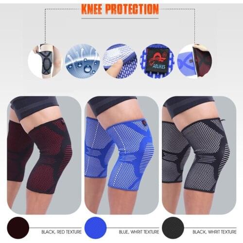 1Pcs Neoprene Knee Sleeves Crossfit WODS Squats Weight Lifting Powerlifting Fitness Knee Pad Support Brace Cap Compression