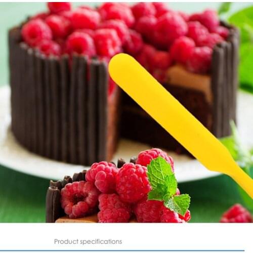 1PC Portable Long Handle Silicone Spatula Cake Cream Mixer Baking Batter Scraper Pastry Tools Kitchen Accessories Tool FDH