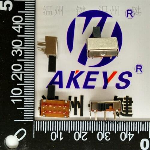 10pcs SK-22H06 (2P2T) Various heights 2-speed toggle switch 2 fixed feet 6-foot horizontal