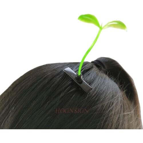 2pcs Bean Sprouts Hair Clip Plants Show Moe Artifact Small Miaofa Clip Head Wacky Cartoon Headdress Flower Sale
