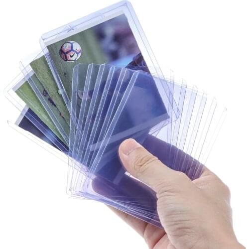 25/50/100 Pcs 3 "x4" Transparent TopLoader Board Game Card Holder Game Trading Sports Cartarot Card Protective Set Top Loader
