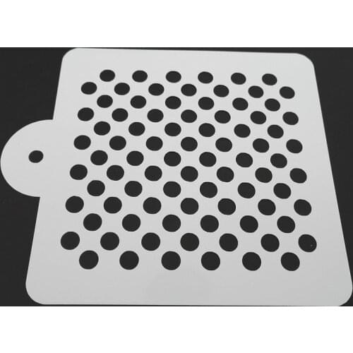 5 Inch Polka Dot Cake Stencil Template Fondant Cake Decoration Baking Tools Kitchen Accessories