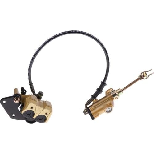 Motorcycle Parts, Rear Foot Disc Brake Assembly (110cc), Cylinder Caliper - For Dirt Bike ATV Street Bike