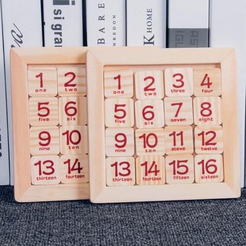 Kids Cute Kong Ming Luban Numbers Building Blocks Puzzle Game Intelligent Toy