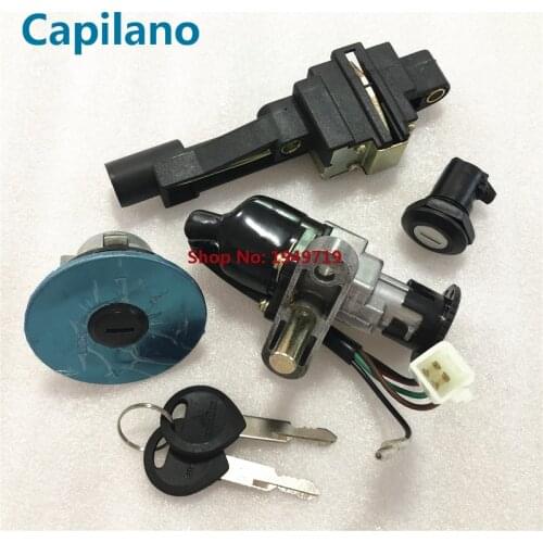 3KJ JOG 50 Lock Ignition Key Switch Set Seat Lock Key kit For Chinese QJ Keeway Scooter Yamaha Motorcycle spare part (5 wire)