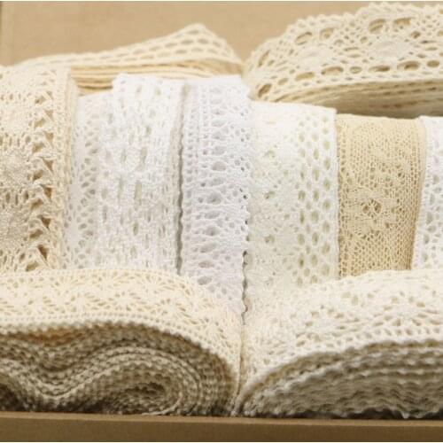 20 yard/lot width 1cm--3cm Random cotton lace fabric/DIY garment fabrics/Craft materials LACE TRIM
