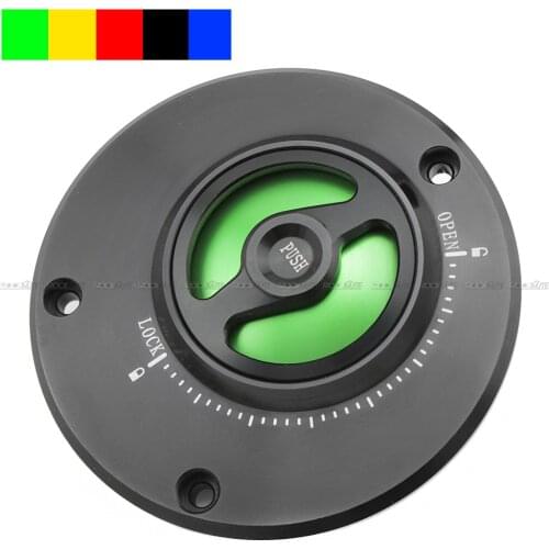 Fuel Tank Cap Keyless Quick Refuel Cover For KAWASAKI ER6N ER6F NINJA 650R Z750 Z750R 2016 2015 2014 2013 2012 2011 2010 2009