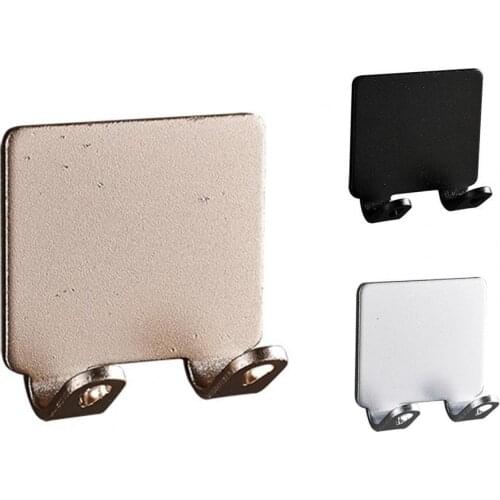 Storage Hook Punch Free Rust-proof Stainless Steel Wall Hangers Shaver Storage Holder for Home
